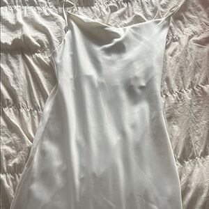 Elegant White Slip Dress